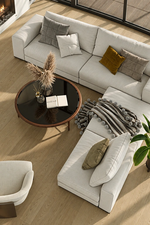 Кварцевый паркет Quartz Parquet Классик Дуб Карельский 419 7/1,2 мм