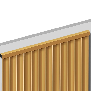 Молдинг D12V1 G365 HI WOOD 12мм х 12мм х 2.7м