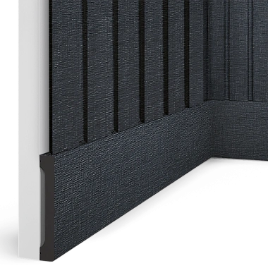 Плинтус B90V1 BK114 HI WOOD 90мм х 14мм х 2.7м