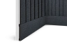 Плинтус B90V1 BK114 HI WOOD 90мм х 14мм х 2.7м