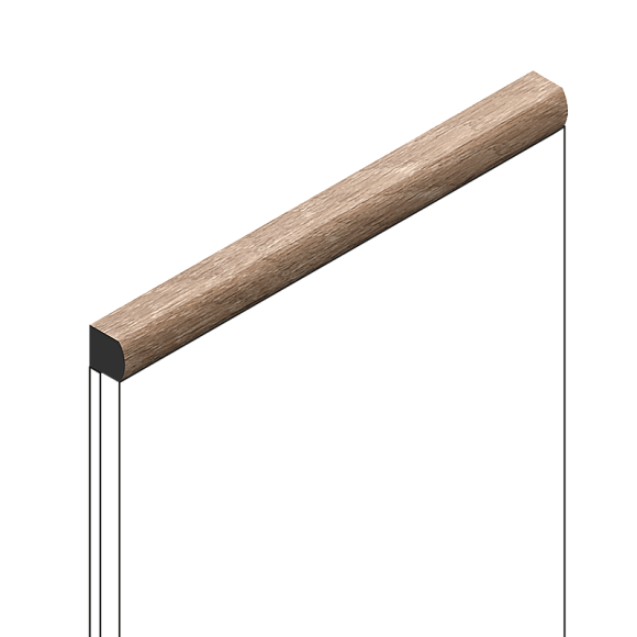 Молдинг D15V2 BR416 HI WOOD 15мм х 15мм х 2.7м