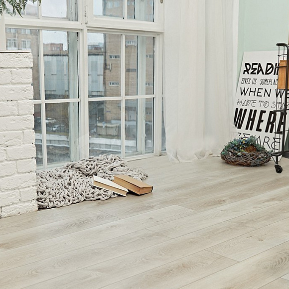 Кварцвиниловый SPC ламинат Alpine Floor Premium XL Дуб Белая ночь ECO 7-2 1524×180×8