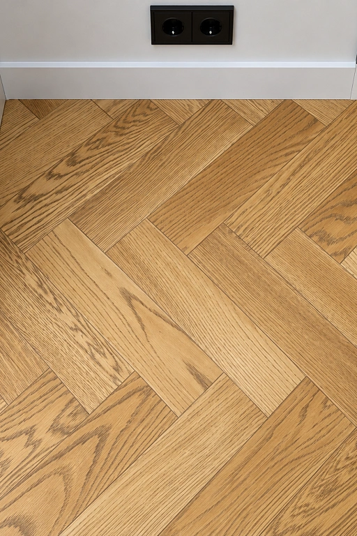 Кварцевый паркет Quartz Parquet Штучный паркет Дуб Карельский 44-419 5/0,6 мм