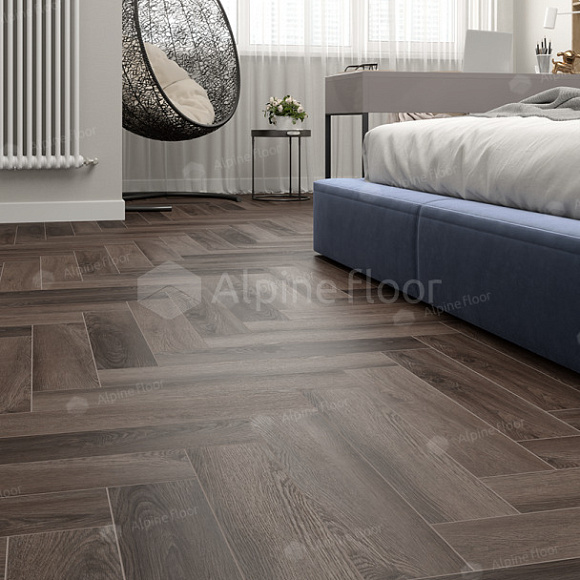 Кварцвиниловый SPC ламинат Alpine Floor Parquet Premium Дуб Фафнир ECO 19-16 венгерская елка 600×125×8 Кварцвиниловый SPC ламинат Alpine Floor Parquet Premium Дуб Фафнир ECO 19-16 венгерская елка 600×125×8