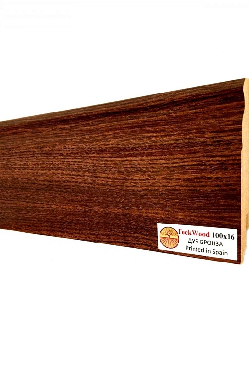 Плинтус Teckwood Дуб Бронза (Oak Bronze) 100мм