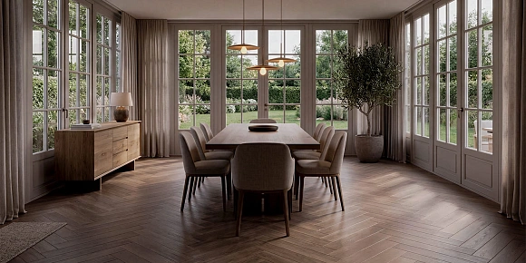 Каменный MSPC ламинат Stone Floor Английская елка Дуб Растлфилд 2529-14 MР. Размер 564х141х8 мм(1.59)