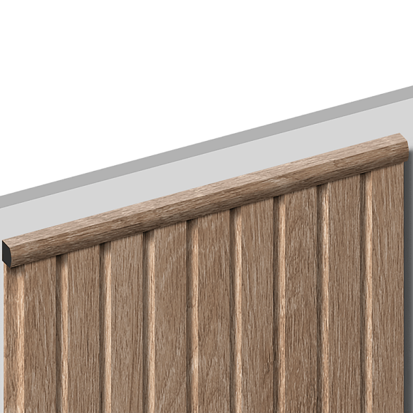 Молдинг D15V2 BR416 HI WOOD 15мм х 15мм х 2.7м