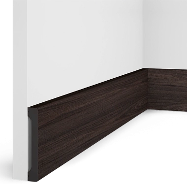 Плинтус B90V1 BR395 HI WOOD 90мм х 14мм х 2.7м