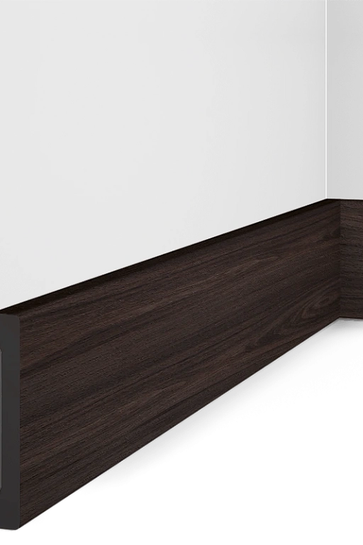 Плинтус B90V1 BR395 HI WOOD 90мм х 14мм х 2.7м