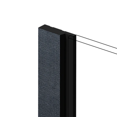 Финишный молдинг LF124A BK114K HI WOOD 42мм х 12мм х 2.7м