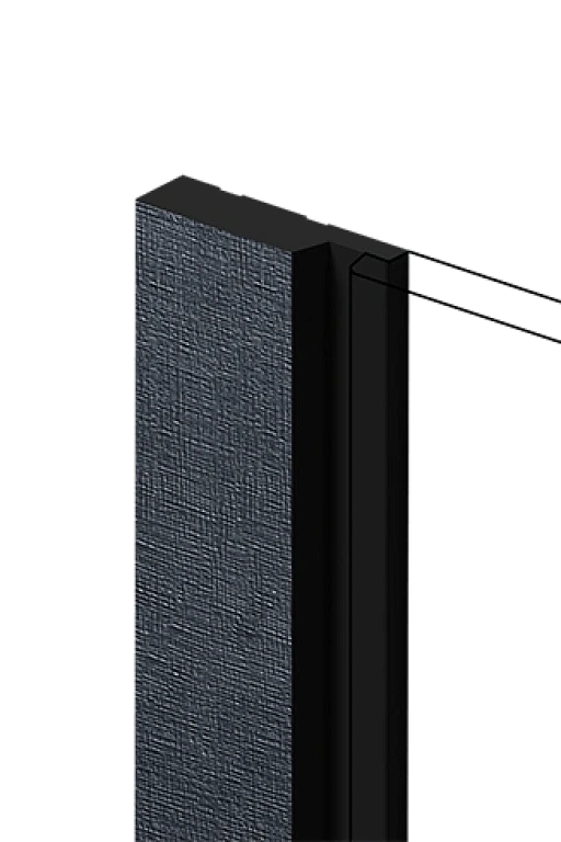 Финишный молдинг LF124A BK114K HI WOOD 42мм х 12мм х 2.7м