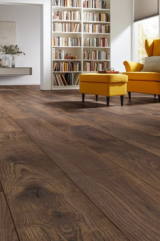Ламинат Kronotex Exquisit Plus Дуб тёмный Петерсcон D 4766