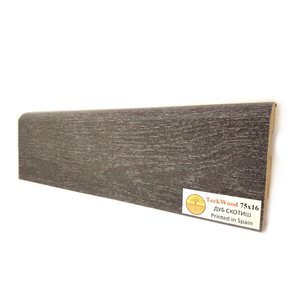 Плинтус Teckwood Дуб Скотиш (Oak Scottish) 75 мм