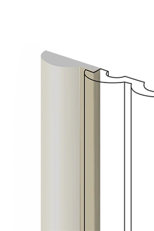 Финишный молдинг LF140A IV123 HI WOOD 36мм х 12мм х 2.7м