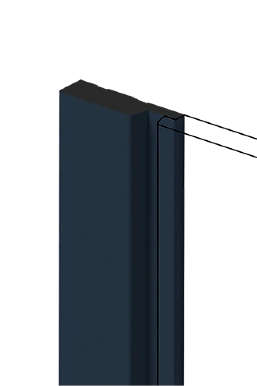 Финишный молдинг LF124A BU22 HI WOOD 42мм х 12мм х 2.7м