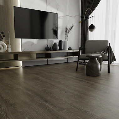 Кварцвиниловая плитка SPC Ideal Flooring Prime Wood 01011 Truffle