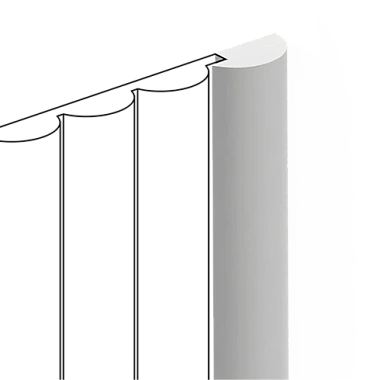 Финишный молдинг LF135B NP HI WOOD 22мм х 12мм х 2.7м
