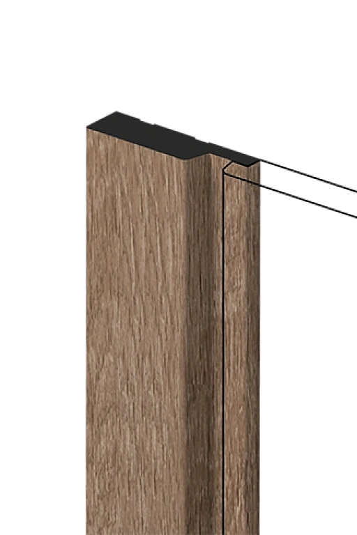 Финишный молдинг LF124A BR416 HI WOOD 42мм х 12мм х 2.7м