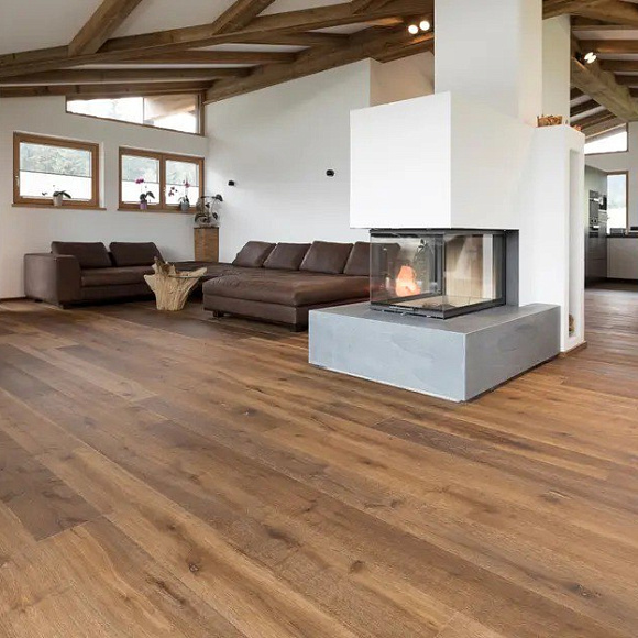 Паркетная доска 3-х слойная Haven Loft 4 Дуб Термо Кантри. Размер 2200х260x15 мм.(3.432)