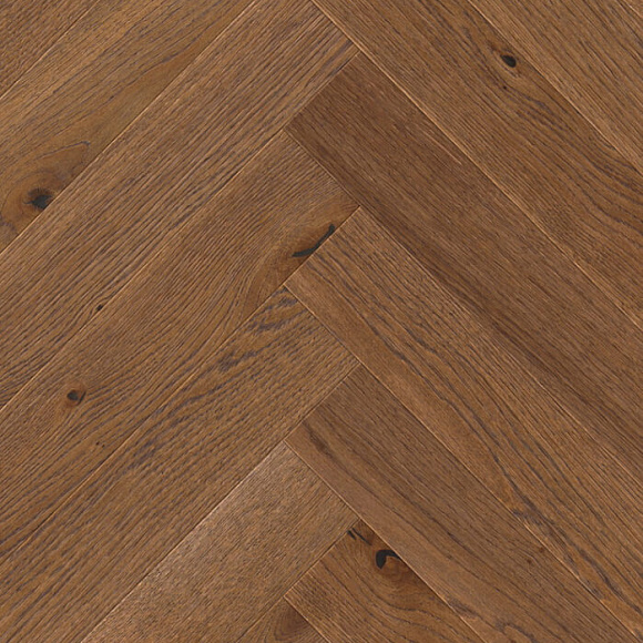 Инженерная доска Английская елка Living Tree Дуб Мокко Натур. Размер 595х110x13.5 мм (0.785)