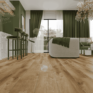 Кварцвиниловый WPC ламинат Alpine Floor Дуб Карте ECO 24-7