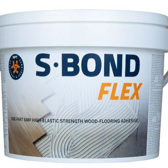 Клей 1-компоннетный для паркета NPT S BOND FLEX 14 кг.