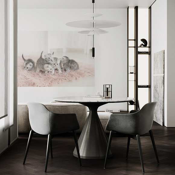 Кварцевый паркет Quartz Parquet Штучный паркет Дуб Смоляной 44-1258-01 5/0,6 мм