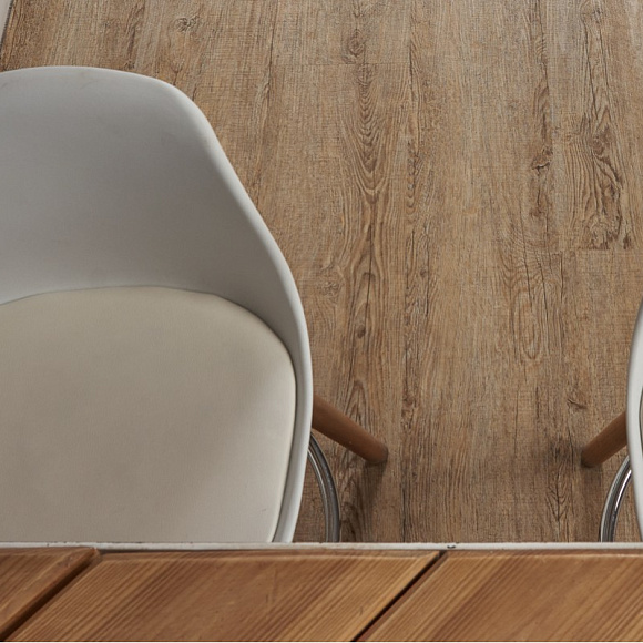 SPC ламинат Vinilam Ceramo Wood Дуб Карона