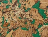 Пробковый пол Ibercork Настенная IberCork Лерида Верде
