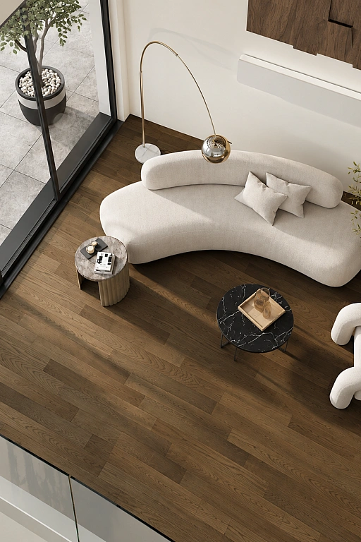 Кварцевый паркет Quartz Parquet Классик Дуб Брауни 413 7/1,2 мм
