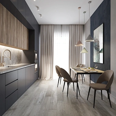 SPC ламинат AlixFloor City Line Дуб кенийский светло-коричневый