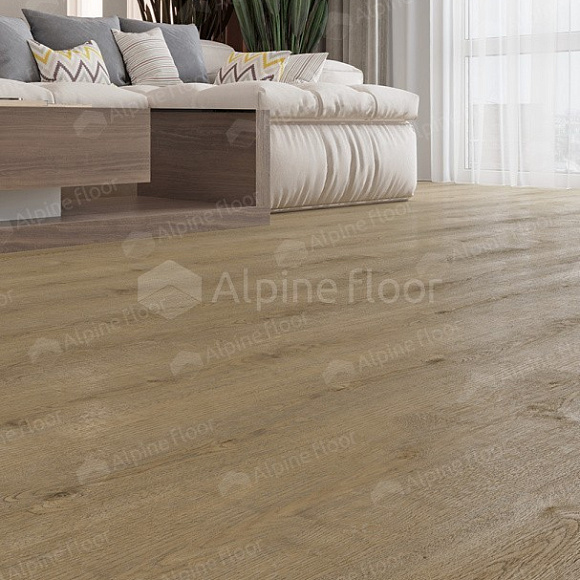 Кварцвиниловый SPC ламинат Alpine Floor Solo Plus Комодо ЕСО 14-701 1220×183×4