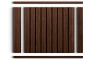 Молдинг D12V1 BR396 HI WOOD 12мм х 12мм х 2.7м