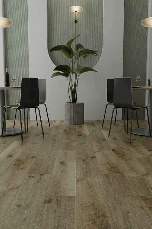 Кварцвиниловая плитка SPC Ideal Flooring Touch Wood Siberian