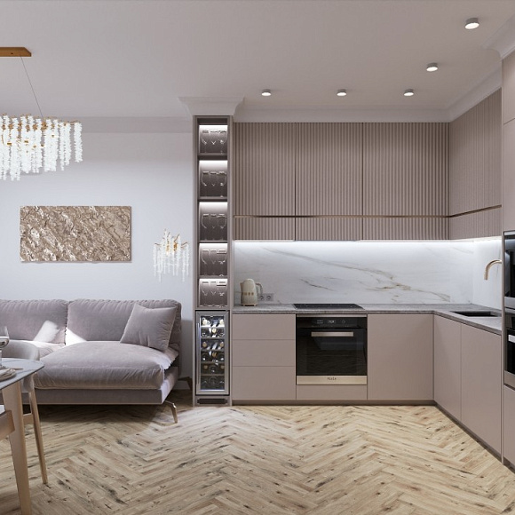 Ламинат JOSS BEAUMONT GUSTO ГОЙЕР (683х123х12мм, Английская ёлка) 33 кл