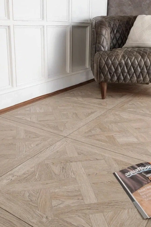Кварцвиниловый SPC ламинат Aquafloor Versailles AF7003VS 600×600×7