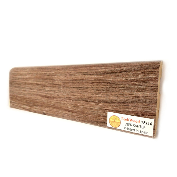 Плинтус Teckwood Дуб Хантер (Oak Hunter) 75 мм