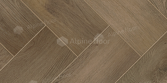 Ламинат Alpine Floor Herringbone 12 PRO Дуб Анжу
