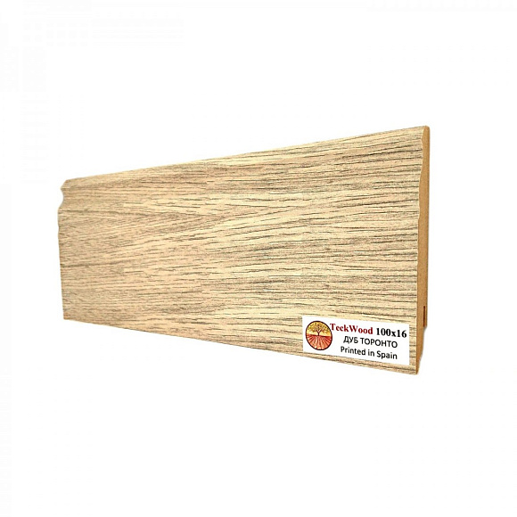 Плинтус Teckwood Дуб Торонто (Oak Toronto) 100мм