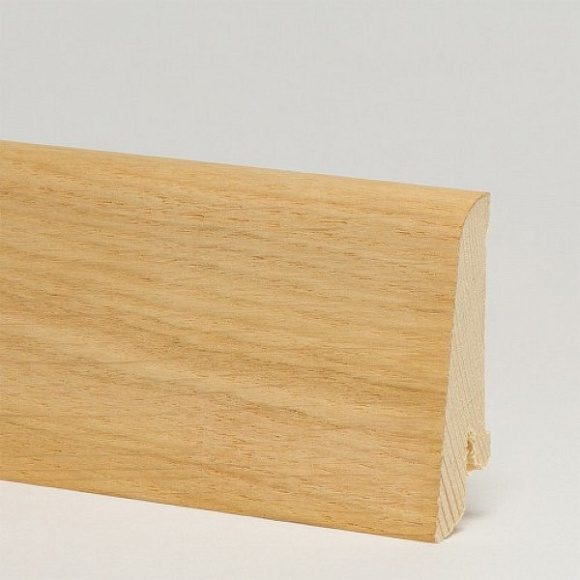 Плинтус Pedross Дуб без покрытия 58 мм шпонированный