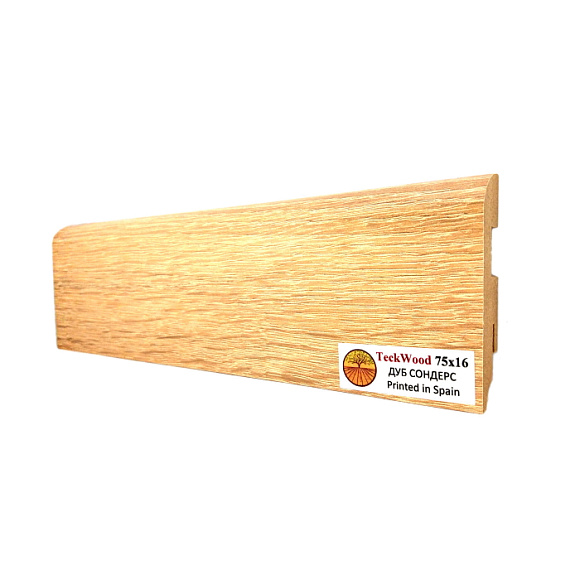 Плинтус Teckwood Дуб Сондерс (Oak Sonders) 75 мм