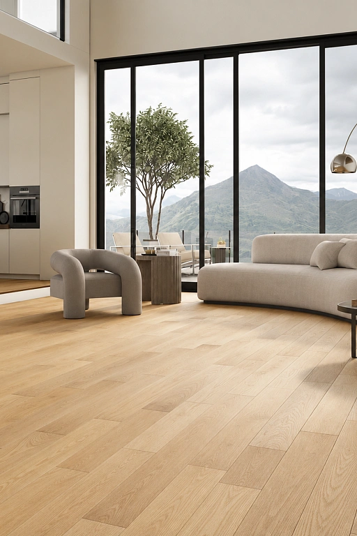 Кварцевый паркет Quartz Parquet Классик Дуб Медовый Раф 463 5/0,6 мм