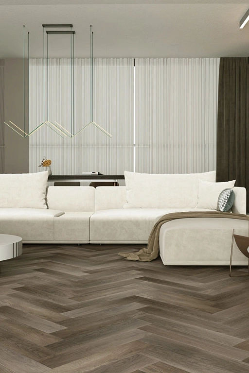 Виниловый пол Home Expert Parquet Дуб Шоколадный