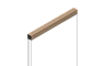 Молдинг D12V1 BR417 HI WOOD 12мм х 12мм х 2.7м
