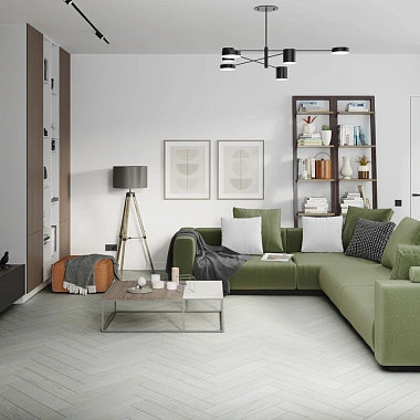 Кварцвиниловый SPC ламинат Damy Floor London Кардифф Cardiff 191023EL-05 венгерская елка 615×123×4