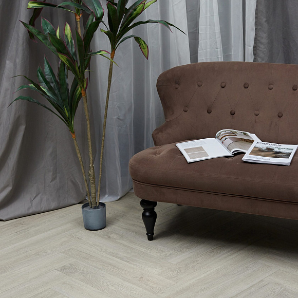 Каменный ламинат SPC Steinholz Траун STH035Н Бежевый 640x128 мм