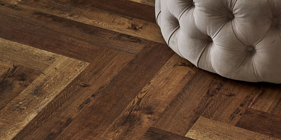 Виниловый пол Vinilam Parquet Herringbone Glue Версальский Паркет