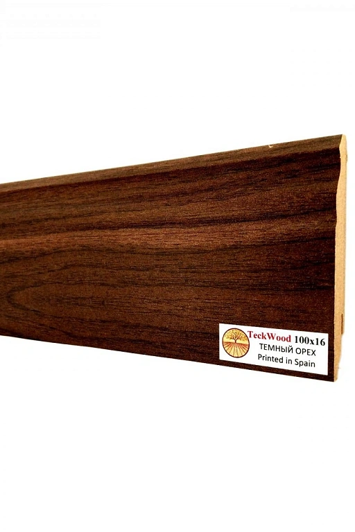 Плинтус Teckwood Темный орех (Dark Walnut) 100мм