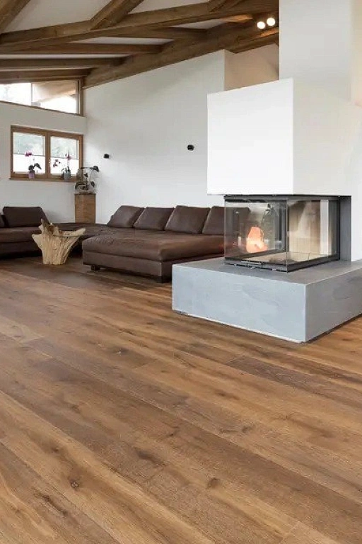 Паркетная доска 3-х слойная Haven Loft 4 Дуб Термо Кантри. Размер 2200х260x15 мм.(3.432)