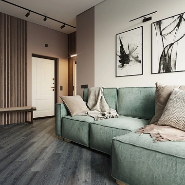SPC ламинат AlixFloor City Line  Дуб кенийский серый